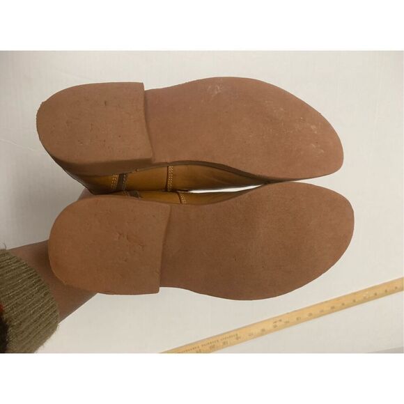 Girls Tan Cute Booties - Picture 7 of 9